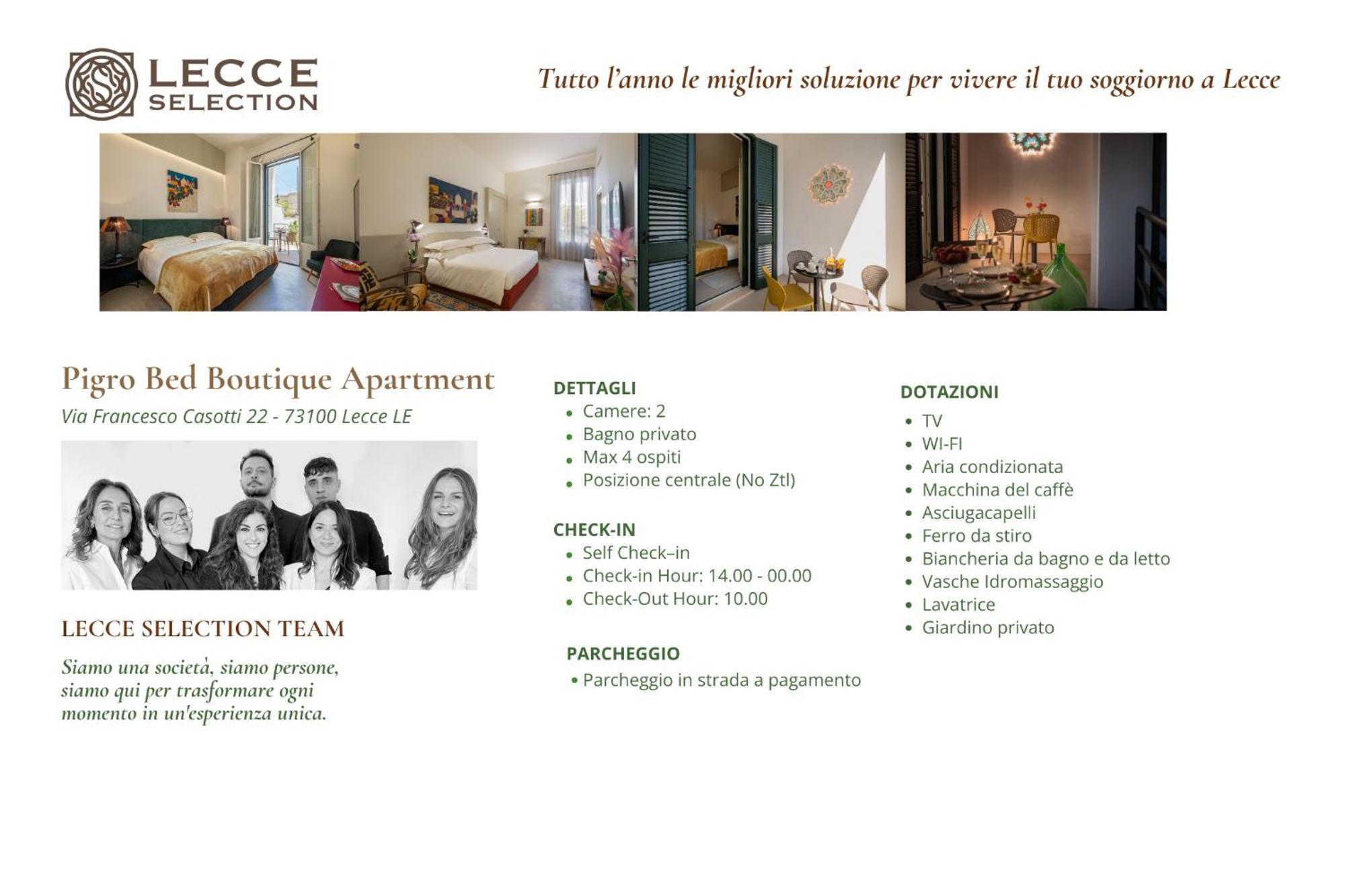Pigro Bed - Boutique Apartment & Garden By Lecce Selection المظهر الخارجي الصورة